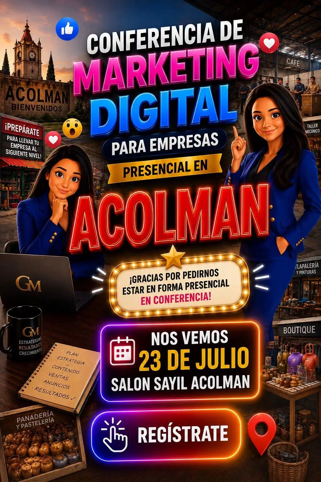 Conferencia de marketing digital de GM Manager Digital
